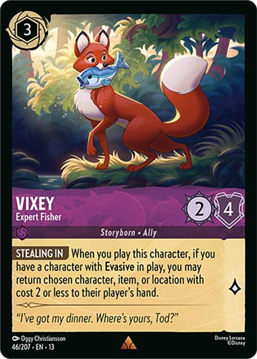 Image for Vixey - Expert Fisher (46/204) (13) - Disney Lorcana
