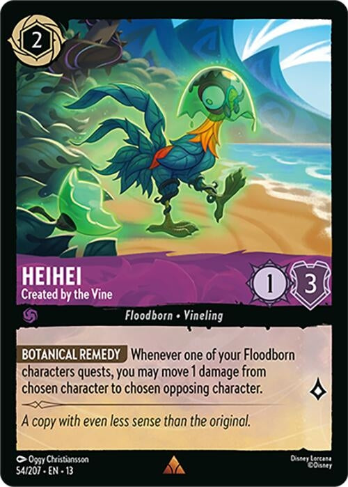 Image for Heihei - Created by the Vine (54/204) (13) - Disney Lorcana