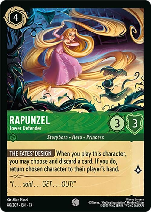 Image for Rapunzel - Tower Defender (80/204) (13) - Disney Lorcana
