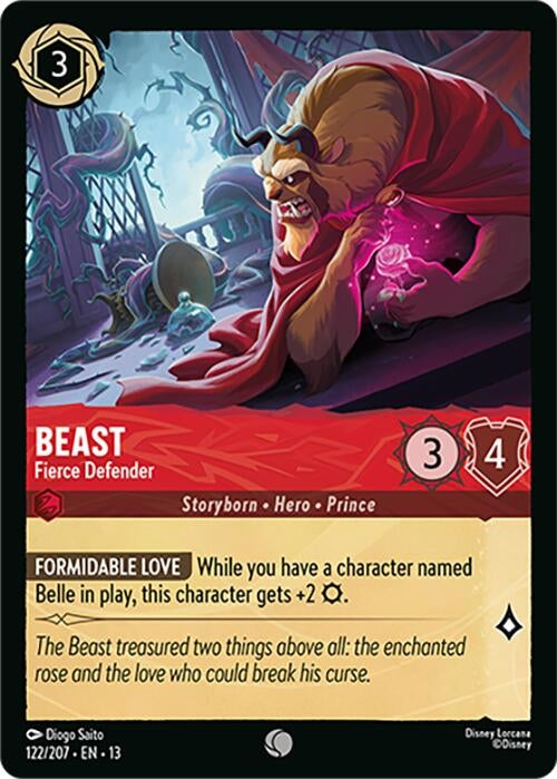 Image for Beast - Fierce Defender (122/204) (13) - Disney Lorcana