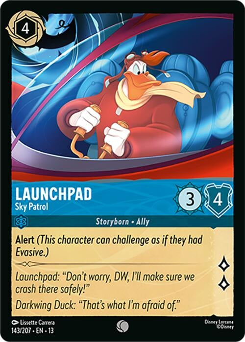 Image for Launchpad - Sky Patrol (143/204) (13) - Disney Lorcana