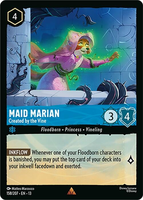 Image for Maid Marian - Created by the Vine (158/204) (13) - Disney Lorcana