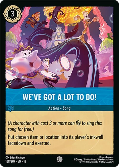 Image for We've Got a Lot to Do! (168/204) (13) - Disney Lorcana