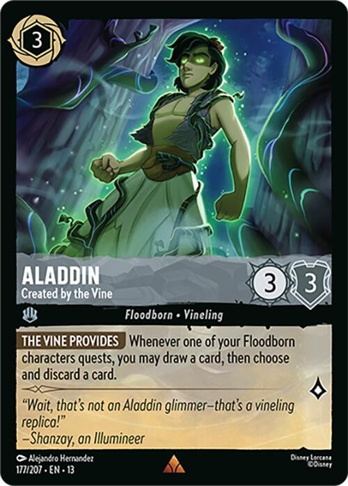 Image for Aladdin - Created by the Vine (177/204) (13) - Disney Lorcana