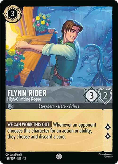Image for Flynn Rider - High-Climbing Rogue (189/204) (13) - Disney Lorcana