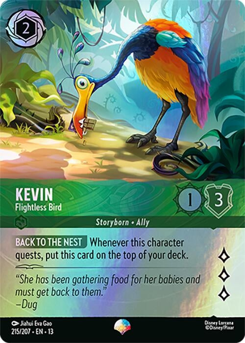 Image for Kevin - Flightless Bird (Epic) (215/204) (13) - Disney Lorcana