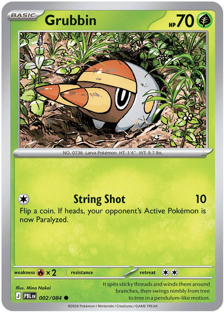 Image for Grubbin (002/084) (ME05) - Pokemon