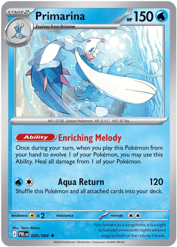 Image for Primarina (020/084) (ME05) - Pokemon