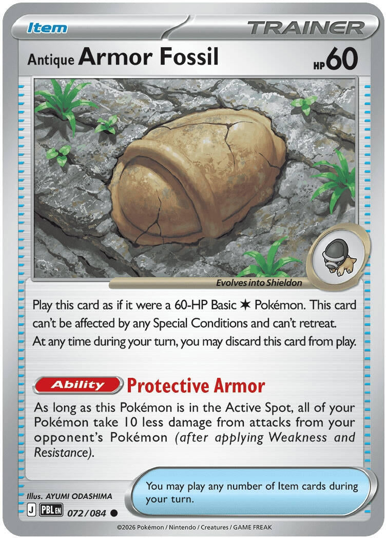 Image for Antique Armor Fossil (072/084) (ME05) - Pokemon