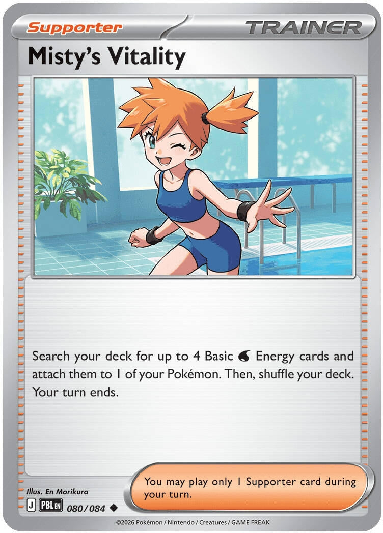 Image for Misty's Vitality (080/084) (ME05) - Pokemon