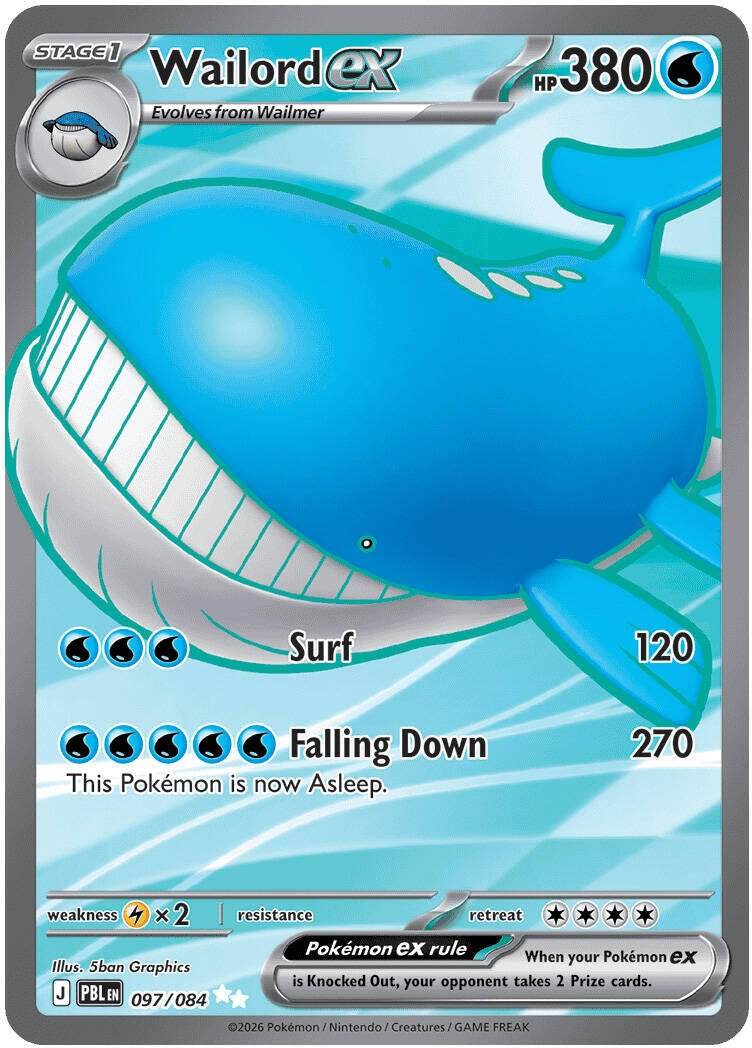Image for Wailord ex (097/084) (ME05) - Pokemon