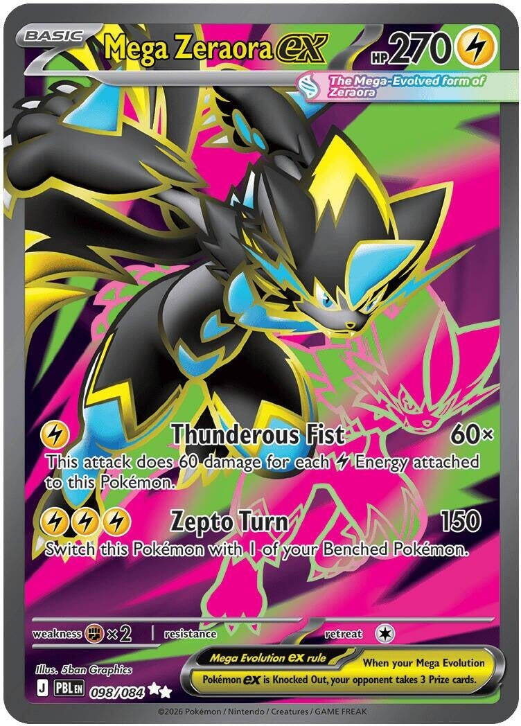 Image for Mega Zeraora ex (098/084) (ME05) - Pokemon