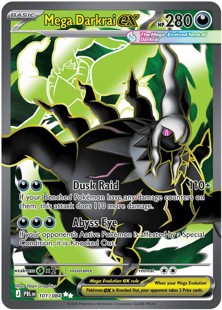 Image for Mega Darkrai ex (101/084) (ME05) - Pokemon