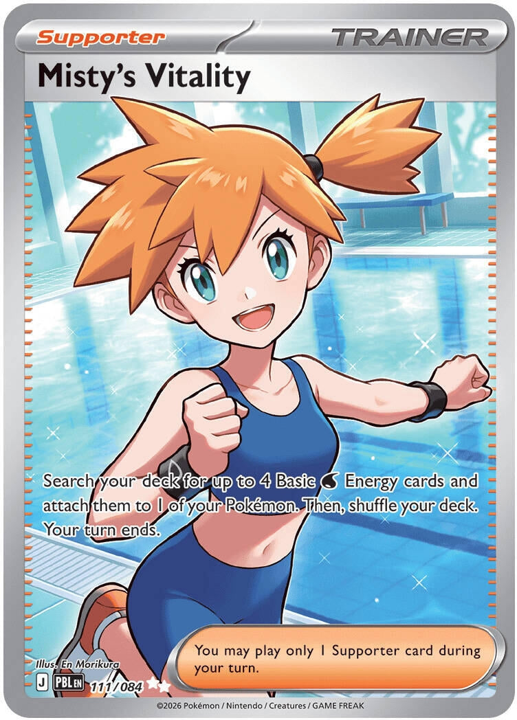 Image for Misty's Vitality (111/084) (ME05) - Pokemon