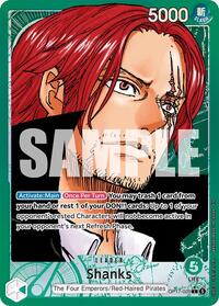 Shanks (020) (Alternate Art) - The World's Strongest Warriors - OP17-020