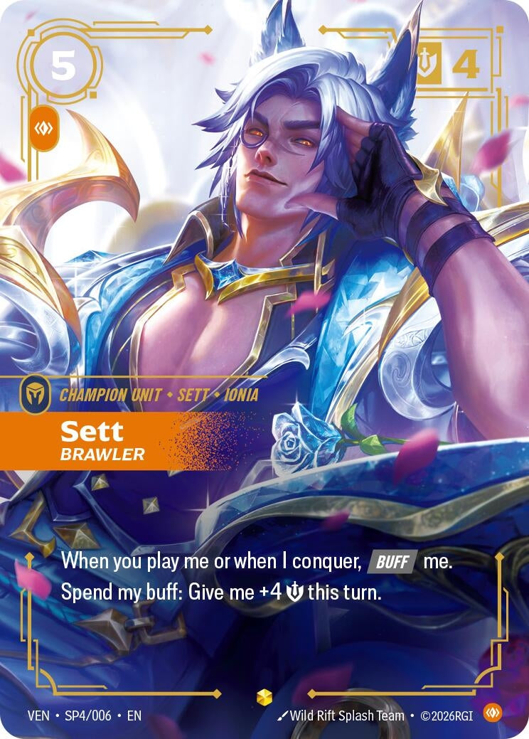 その他 Riftbound Sett VEN SP4/006 Sett, Brawler (SP4/006) (VEN) – Tier 1 Games