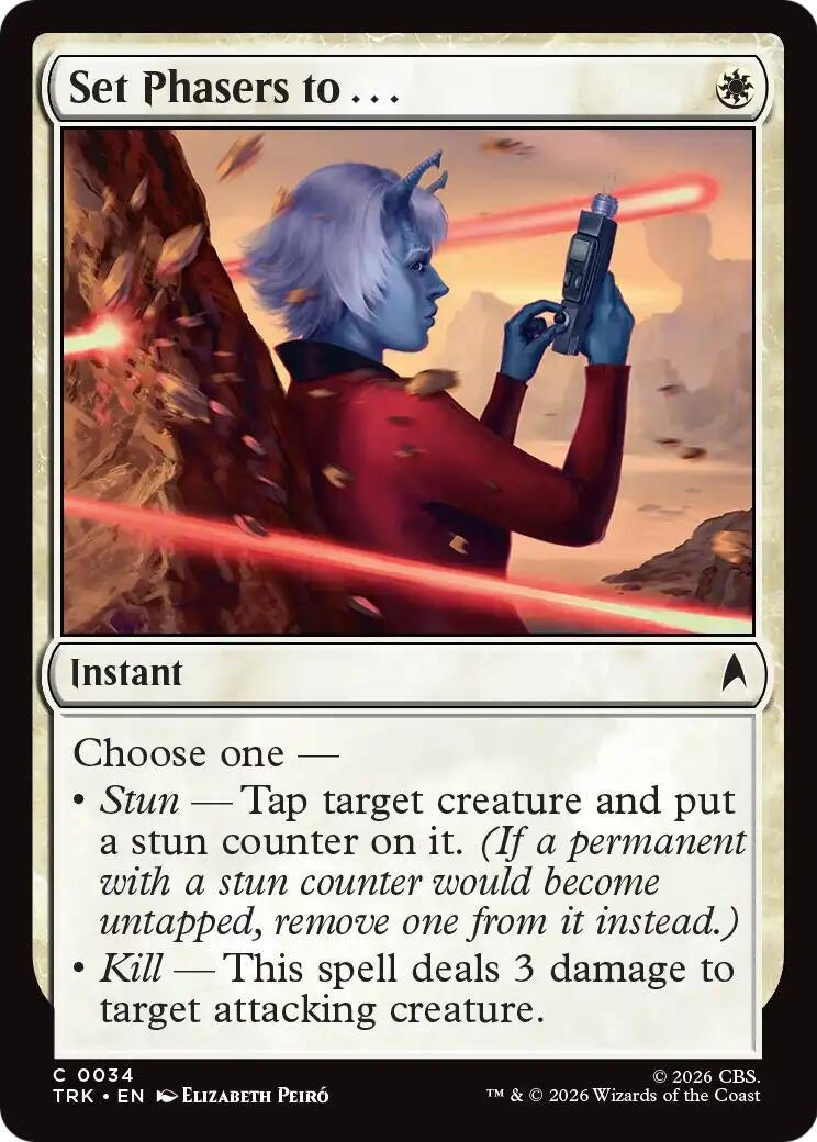 Image for Set Phasers to . . . (34) (TRK) - Magic: The Gathering