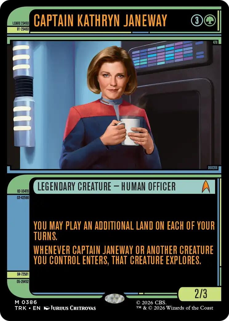 Image for Captain Kathryn Janeway (Showcase) (TRK) - Magic: The Gathering