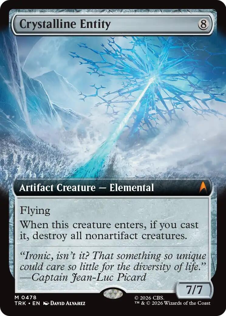 Image for Crystalline Entity (Extended Art) (TRK) - Magic: The Gathering