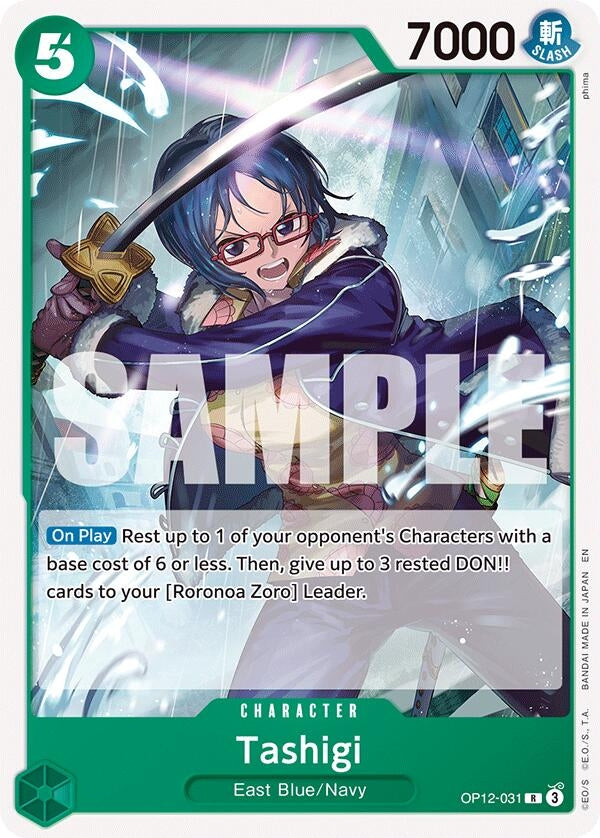 Image for Tashigi (OP12-031) (ST-32) - One Piece Card Game