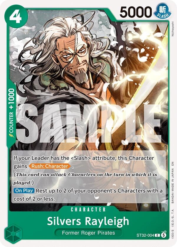 Image for Silvers Rayleigh (ST32-004) (ST-32) - One Piece Card Game