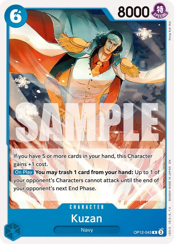 Image for Kuzan (OP12-043) (OP12-043) (ST-33) - One Piece Card Game