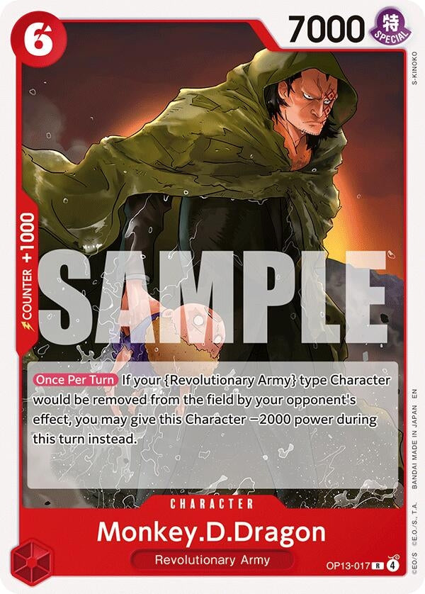 Image for Monkey.D.Dragon (OP13-017) (ST-35) - One Piece Card Game