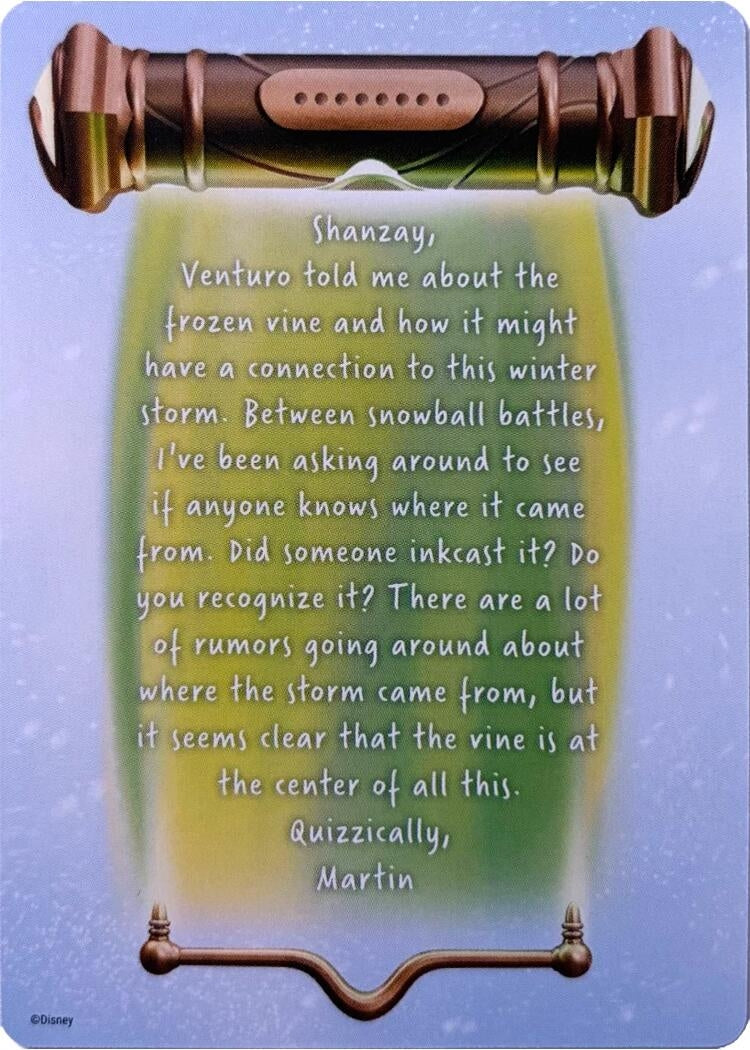 Image for Winterspell Lore Card (8 of 9) (11) - Disney Lorcana