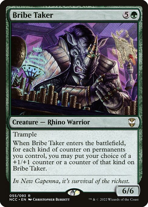 Bribe Taker - New Capenna Commander - 55