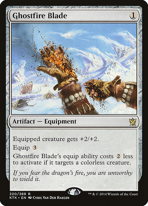 Ghostfire Blade - Khans of Tarkir - 220