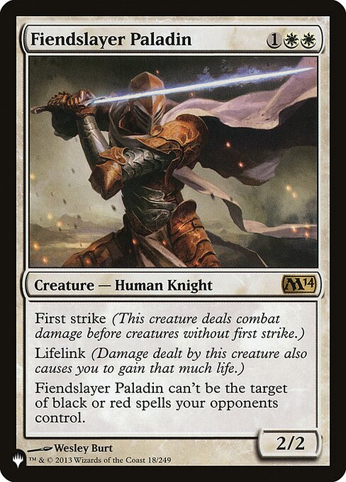 Fiendslayer Paladin - The List - M14-18