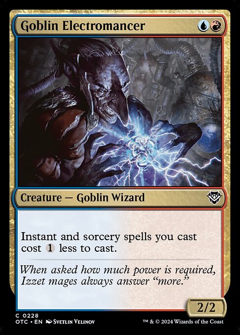 Goblin Electromancer - Outlaws of Thunder Junction Commander - 228