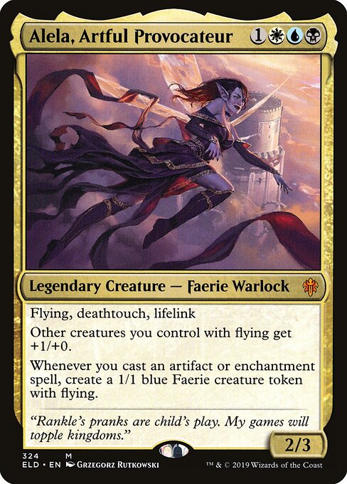 Alela, Artful Provocateur - Throne of Eldraine - 324