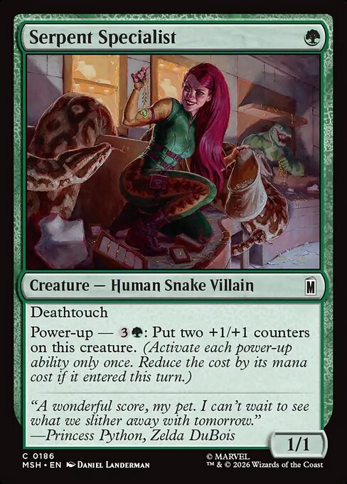 Serpent Specialist - Marvel Super Heroes - 186