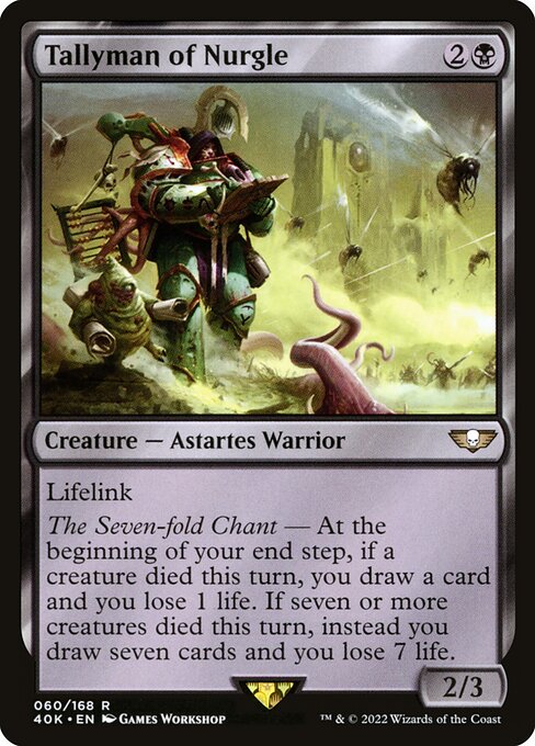 Tallyman of Nurgle - Warhammer 40,000 Commander - 60