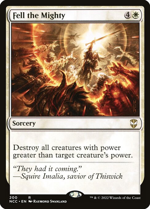 Fell the Mighty - New Capenna Commander - 200