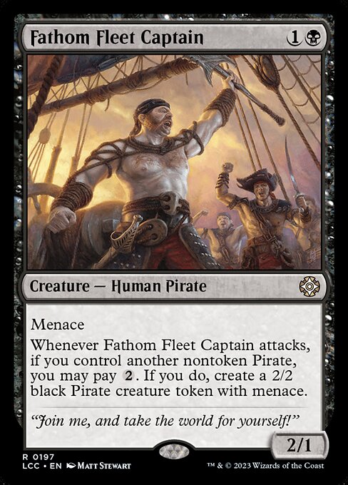 Fathom Fleet Captain - The Lost Caverns of Ixalan Commander - 197