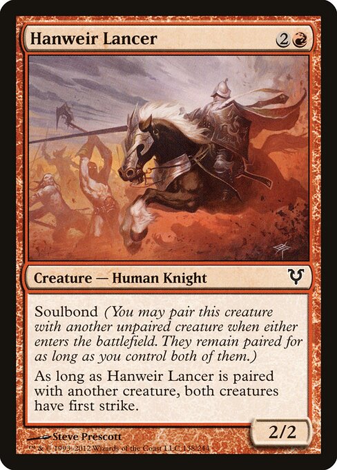 Hanweir Lancer - Avacyn Restored - 138
