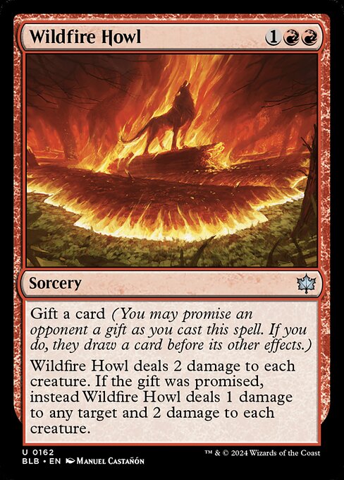 Wildfire Howl - Bloomburrow - 162