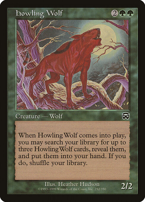 Howling Wolf - Mercadian Masques - 252