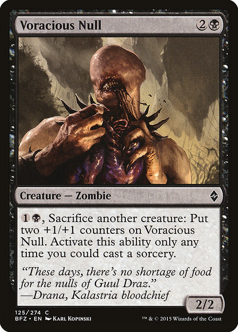 Voracious Null - Battle for Zendikar - 125