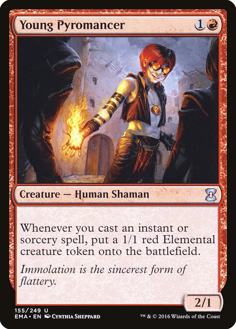 Young Pyromancer - Eternal Masters - 155