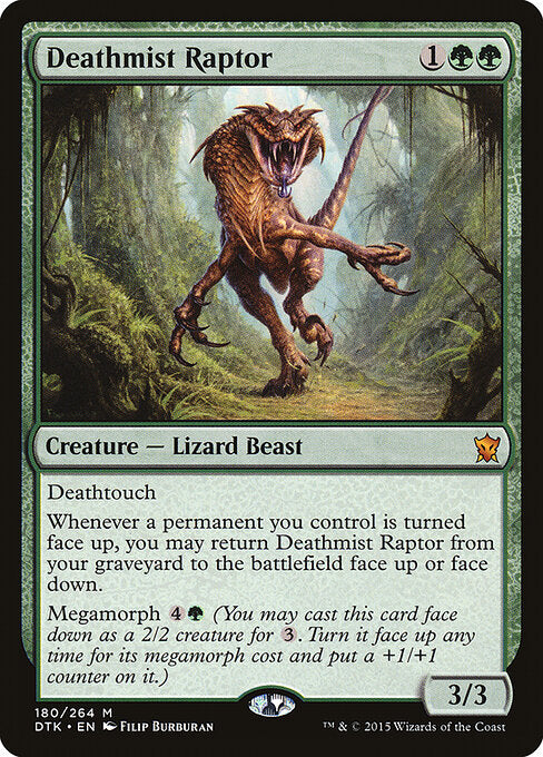 Deathmist Raptor - Dragons of Tarkir - 180
