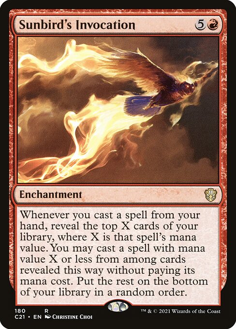 Sunbird's Invocation - Commander 2021 - 180