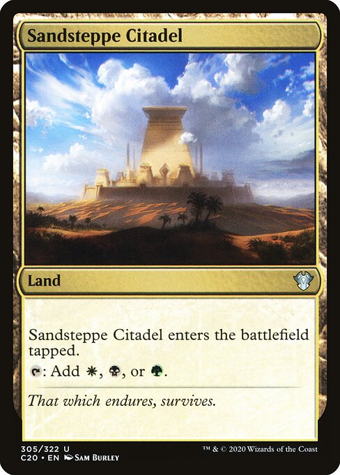 Sandsteppe Citadel - Commander 2020 - 305