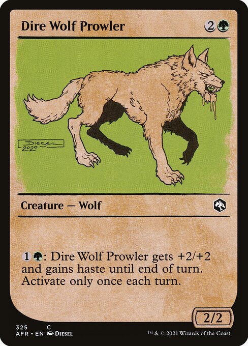 Dire Wolf Prowler - Adventures in the Forgotten Realms - 325
