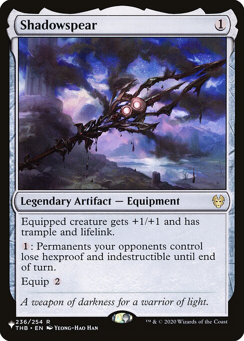Shadowspear - The List - THB-236