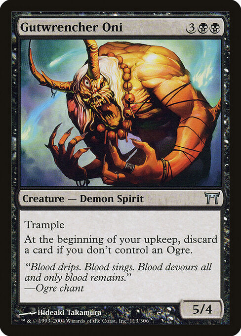 Gutwrencher Oni - Champions of Kamigawa - 113