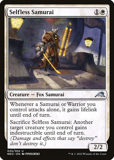 Selfless Samurai - Kamigawa: Neon Dynasty - 35