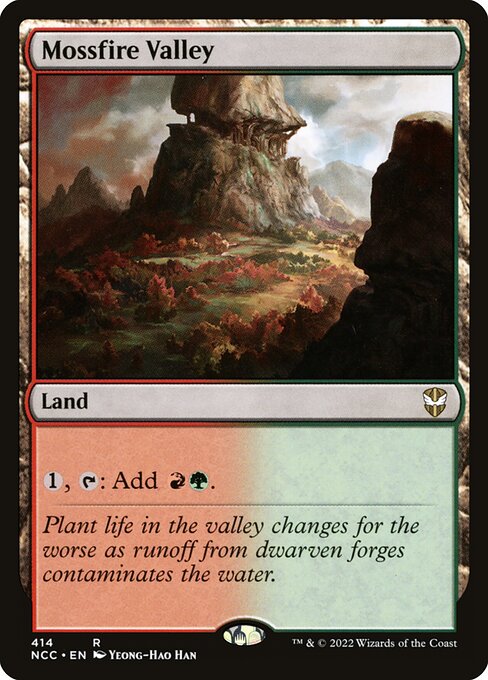 Mossfire Valley - New Capenna Commander - 414